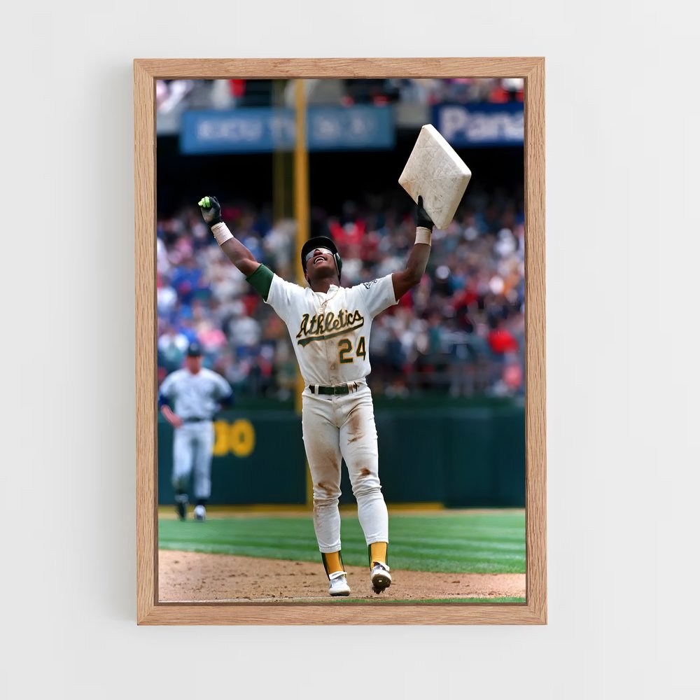 Poster Rickey henderson – affiche Baseball (vue 4)